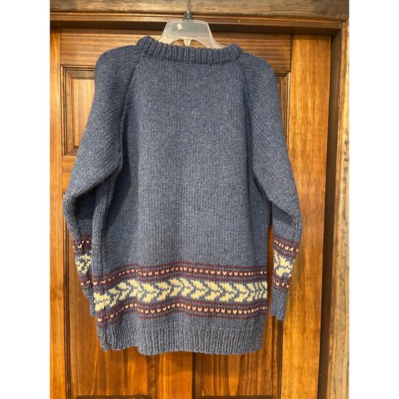 Vintage Winterhouses Newfoundland 100% Wool crewneck sweater XL - Picture 5 of 5